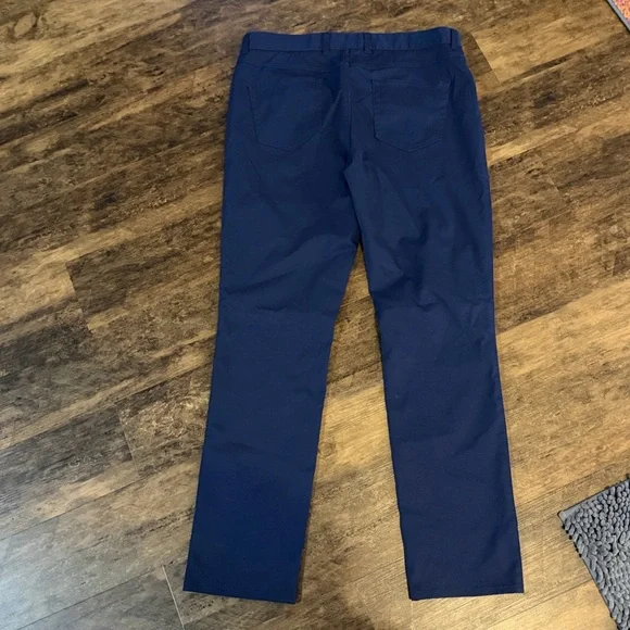 Peter Millar men’s Dark Blue Chinos, 36” x 32”